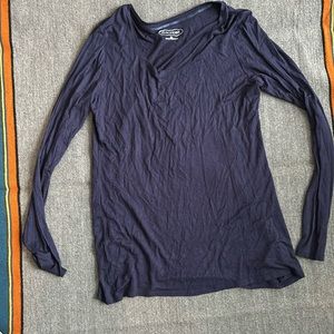 Maurice’s women’s xl navy blue long sleeve shirt